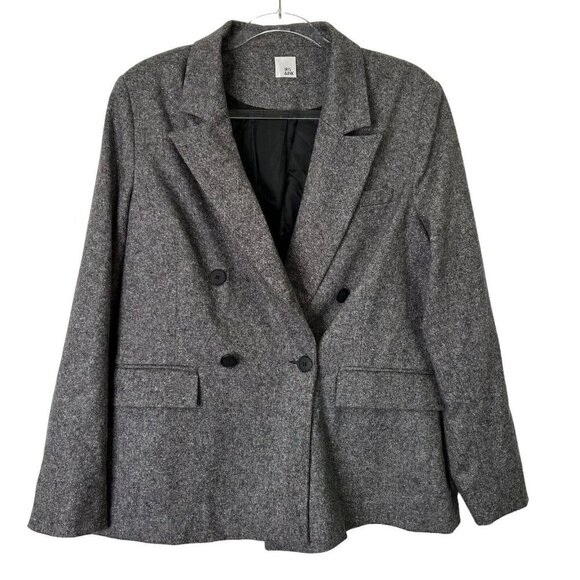 Iris and Ink Wool Blazer Jacket Womens Size 14 Business Casual Office Revolve - Picture 1 of 13